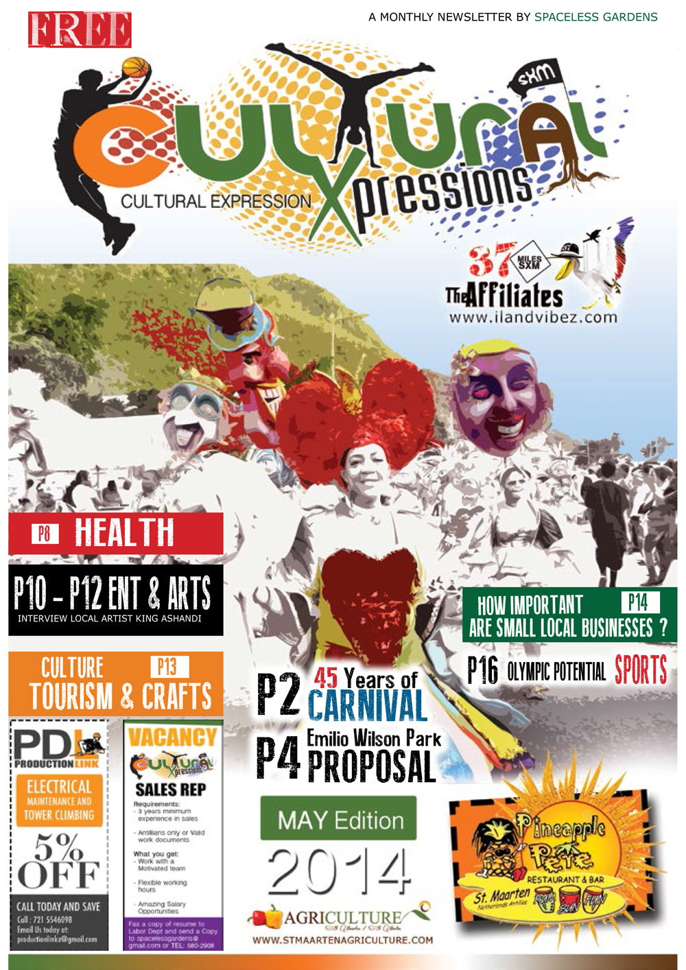 SPACELESS GARDENS – Cultural Xpression Newsletter MAY Edition