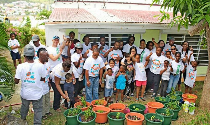 Photos: Doing our part with SXM DOET – Gardening at St Maarten’s Down Syndrome Foundation